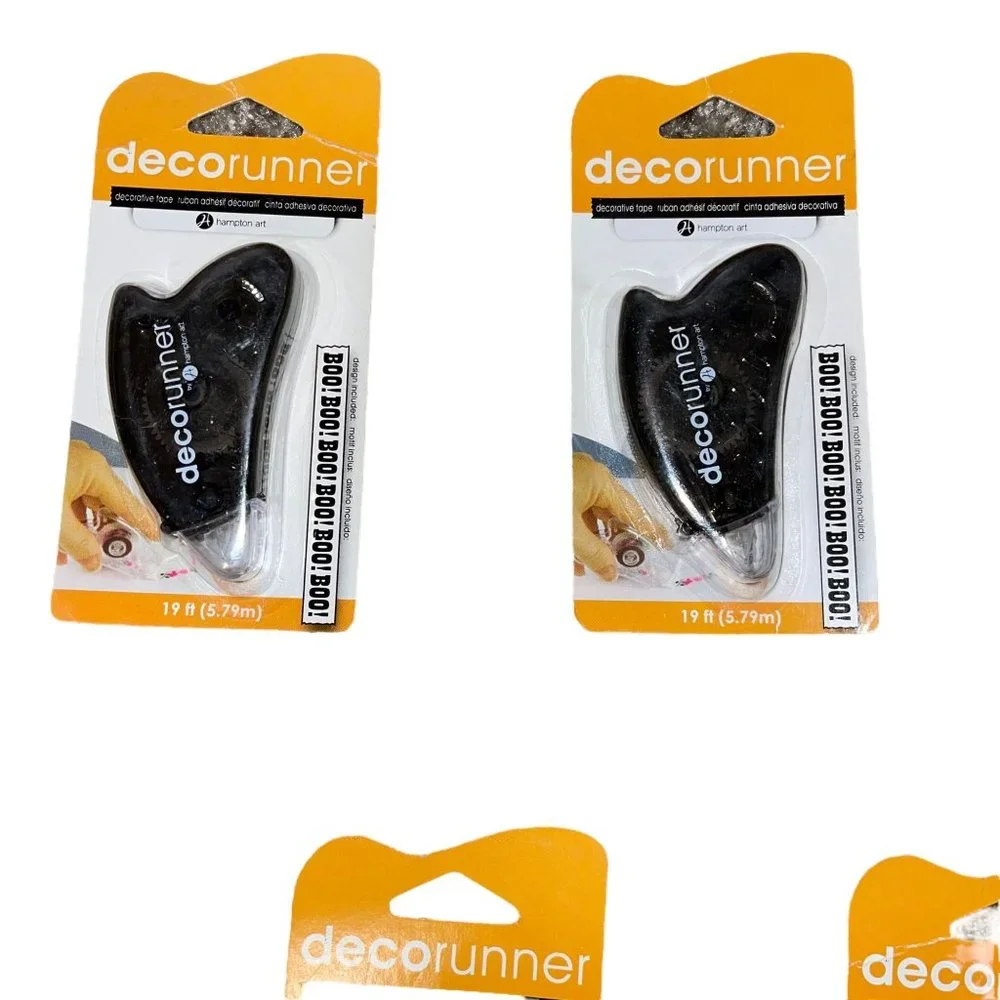 NIP Hampton Art DecoRunner Decorative Tape Halloween Boo 19 Feet Art Crafts